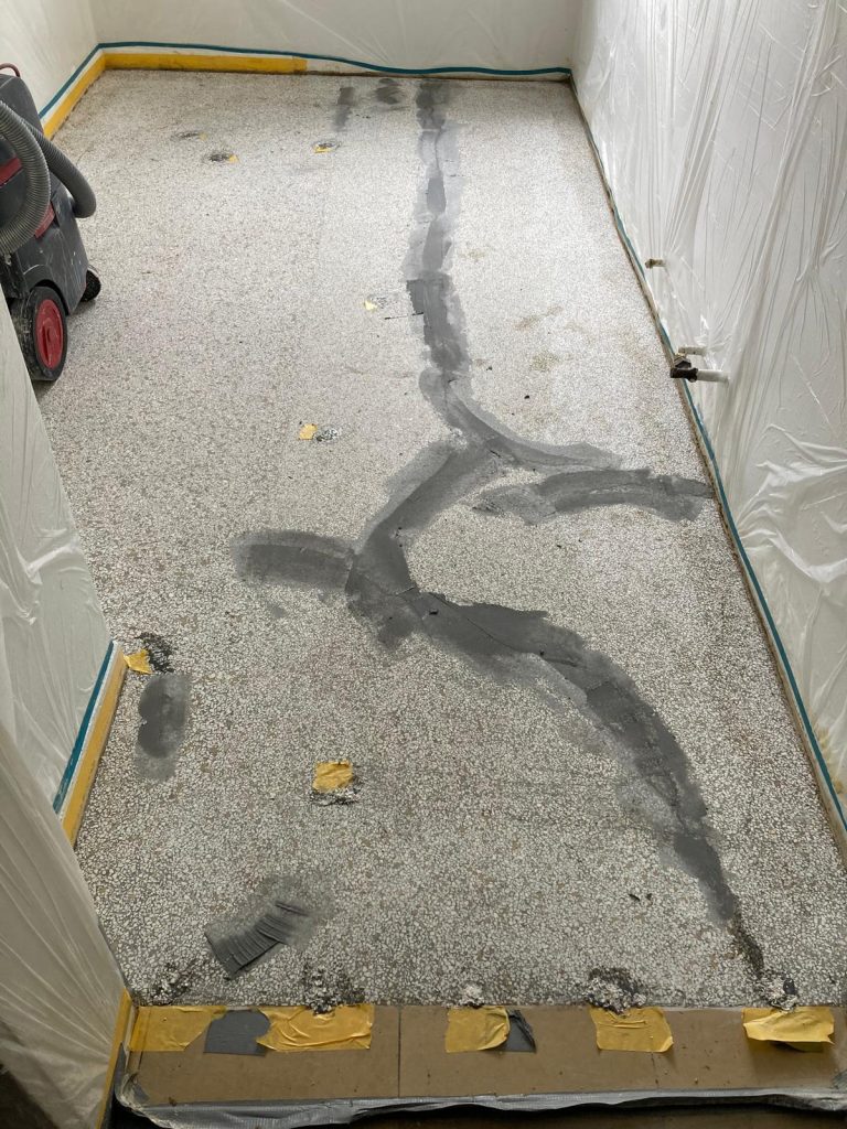 Küche Alte Terrozzoboden Sanıerung Voher